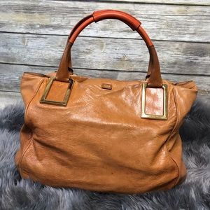 CHLOE Leather Large Ethel Tote